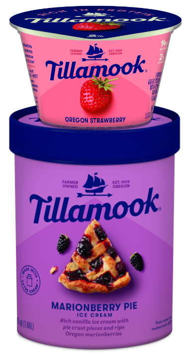 Tillamook yogurt and ice cream
