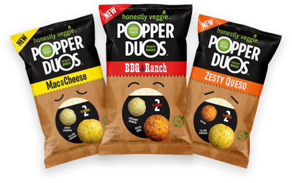 Calbee North America - Ho<em></em>nestly Veggie Popper Duos