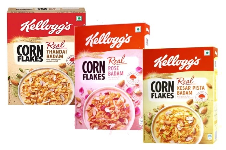 Kellogg&</p>

<p>　　039;s India has release three new variants of cornflakes to appeal to Indian consumers. Pic: Kellogg&</p>

<p>　　039;s