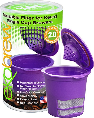 Ekobrew Cup, Refillable Cup for Keurig K-Cup Brewers, 3-Count