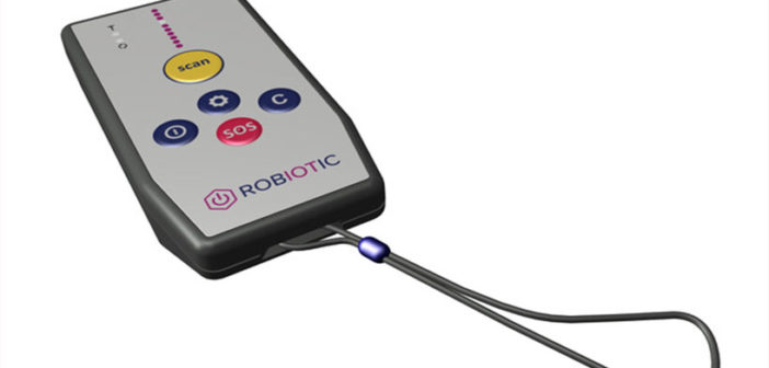 Robiotic MaidSafe combines a pocket-size panic button for hotel housekeeping staff with a hotel room operations management system.