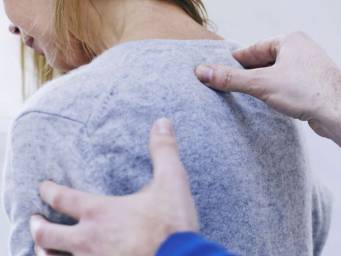 What are the most likely causes of upper back pain?
