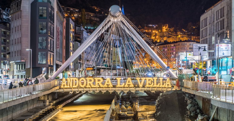 Andorra la Vella, Andorra - Suspension Bridge