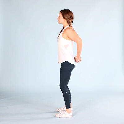 Chest stretches and exercise gif.