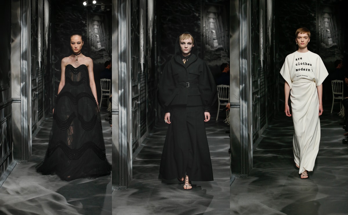 Dior leads feminist footwear revolution in haute couture show