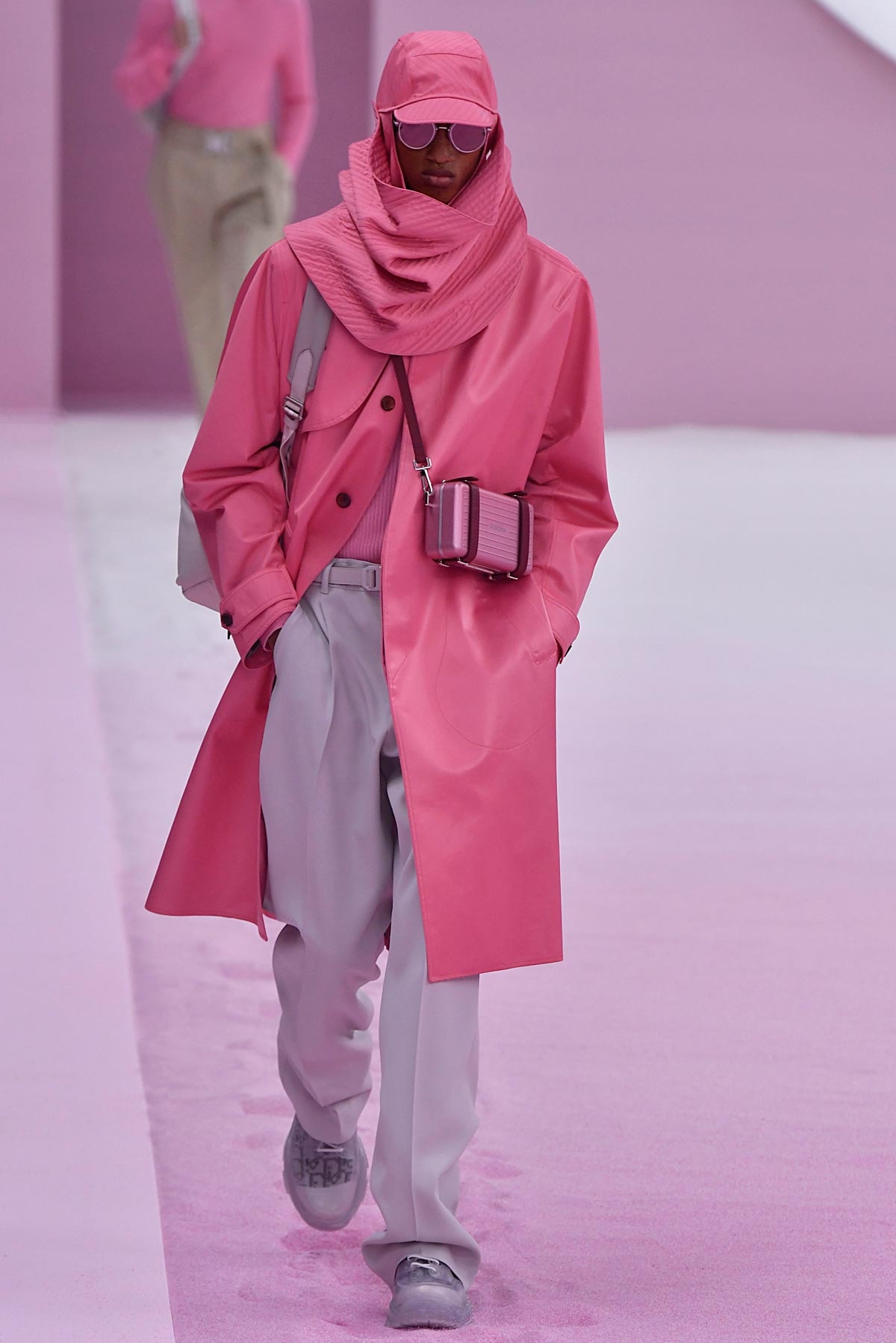 Bright colors and tailored suits march on the Dior and Berluti men's runways
