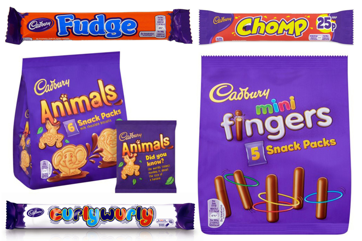 Cadbury treats, Mondelez