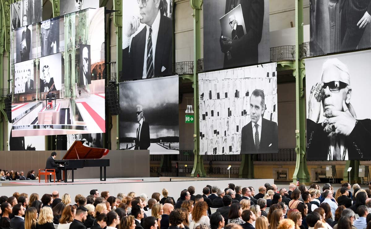 Fashion's elite pay homage to the late, great Karl Lagerfeld