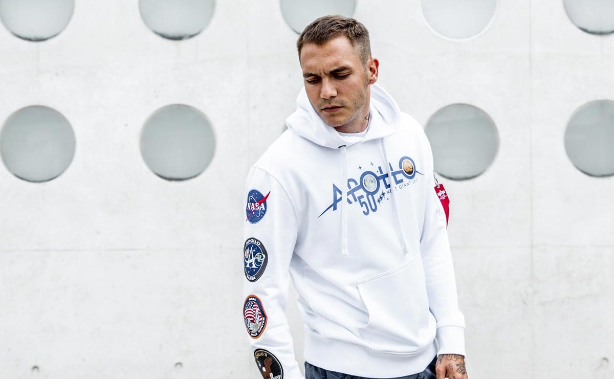 In pictures: Alpha Industries teams up with Nasa in Apollo-inspired collection
