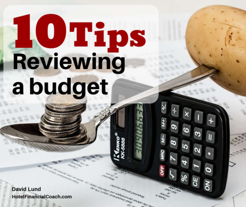 Hospitality Financial Leadership - Top 10 Hotel Budget Review Tips