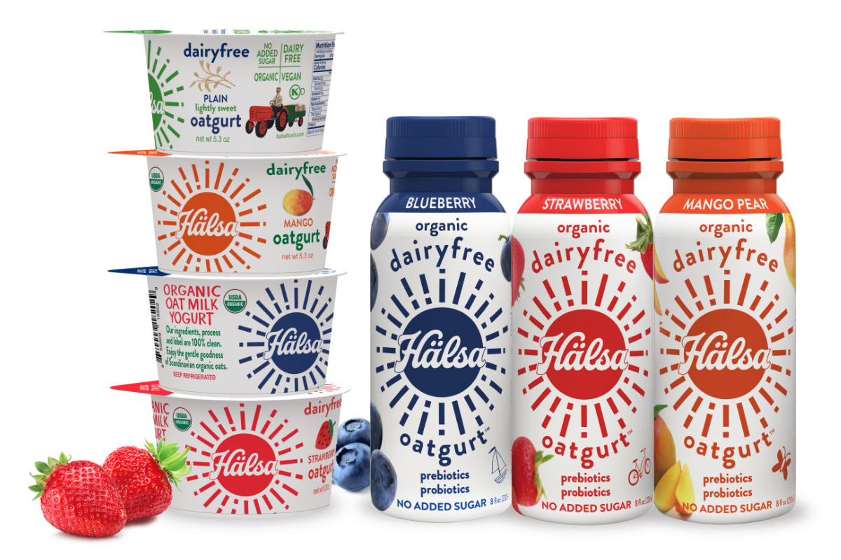 Halsa oatgurt cups