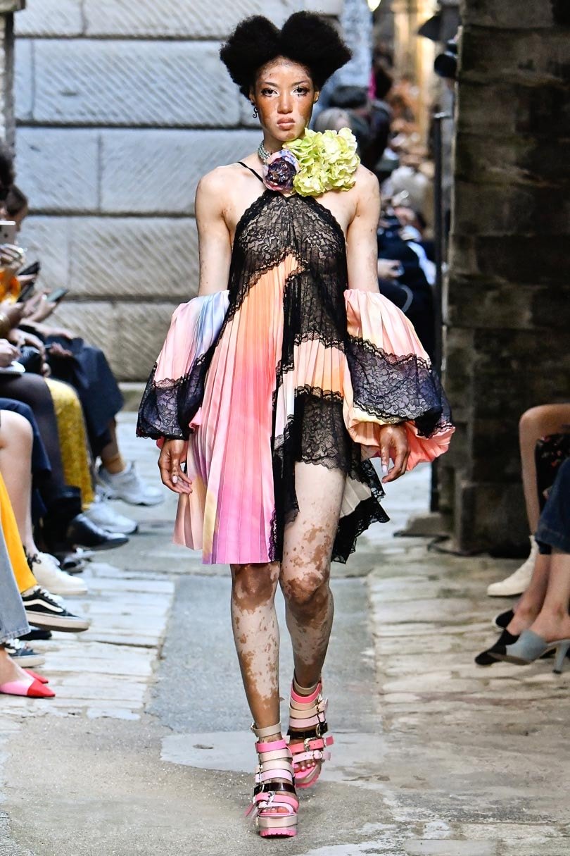 Dresses flow for Beckham, billow for Goddard: Lo<em></em>ndon fashion trends