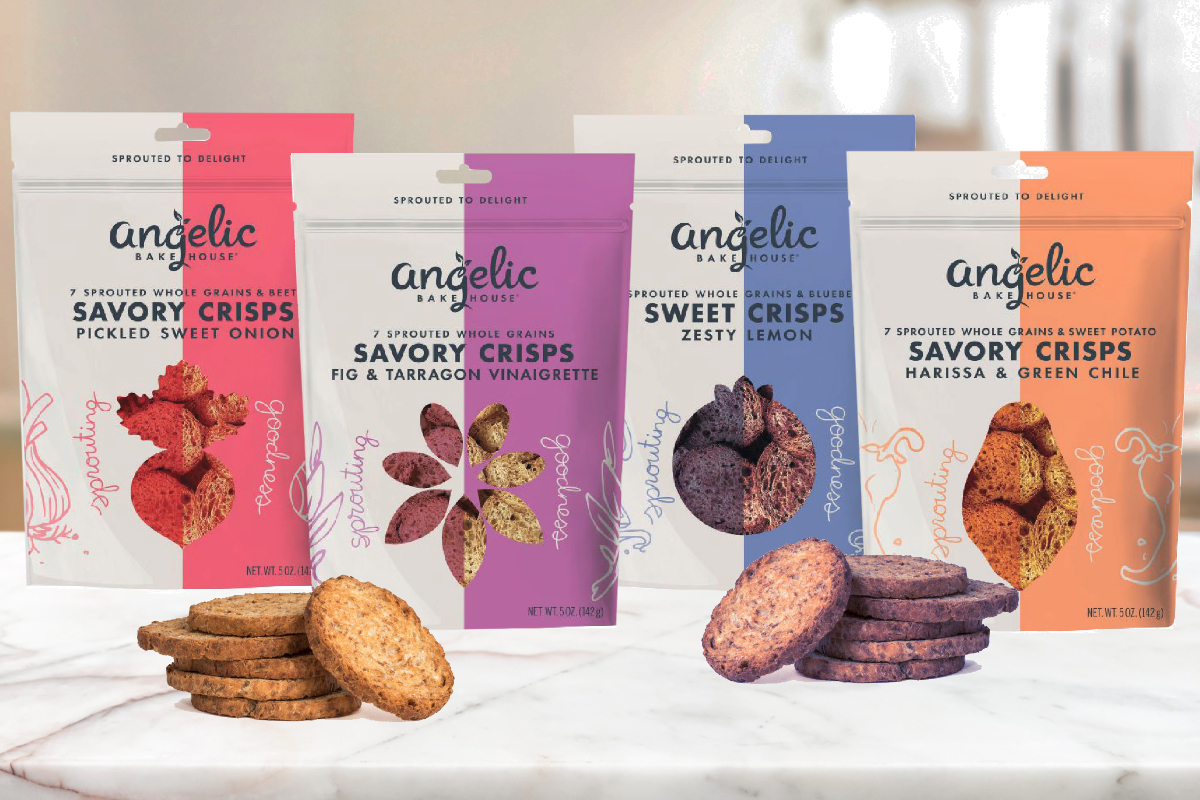 Angelic Bakehouse 7 Sprouted Whole Grains Crisps