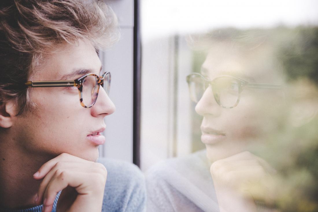 pensive looking person