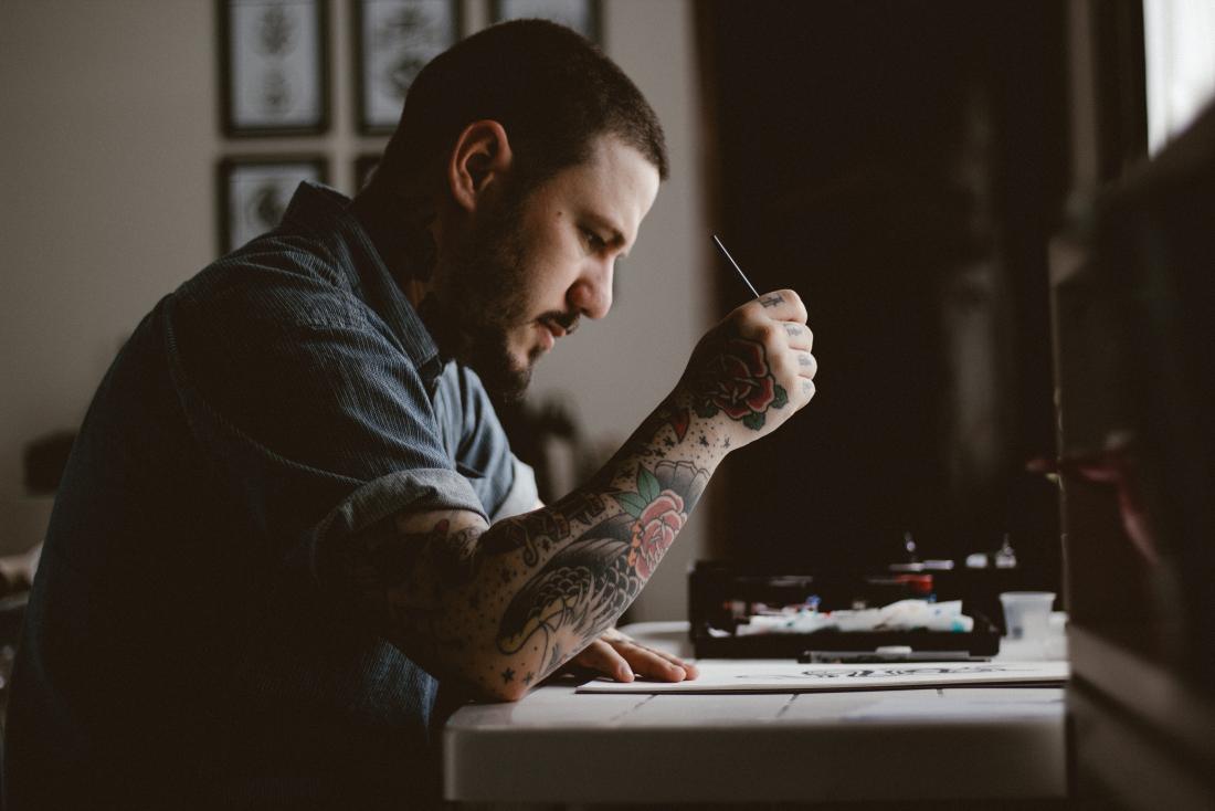 man looking uncertain at work