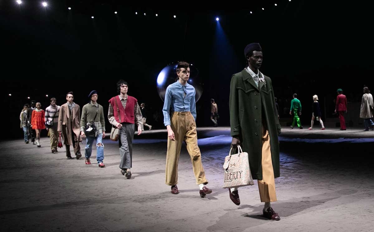 At Gucci, the pendulum swings both ways