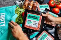 Impossible Burgers retail packaging
